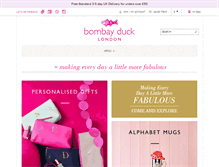 Tablet Screenshot of bombayduck.com